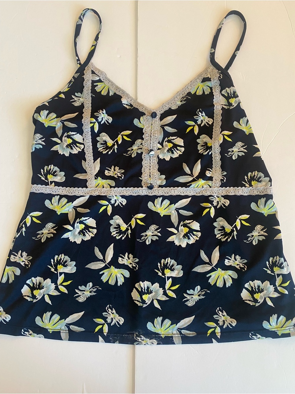 Nanette Lepore floral sleep tank top